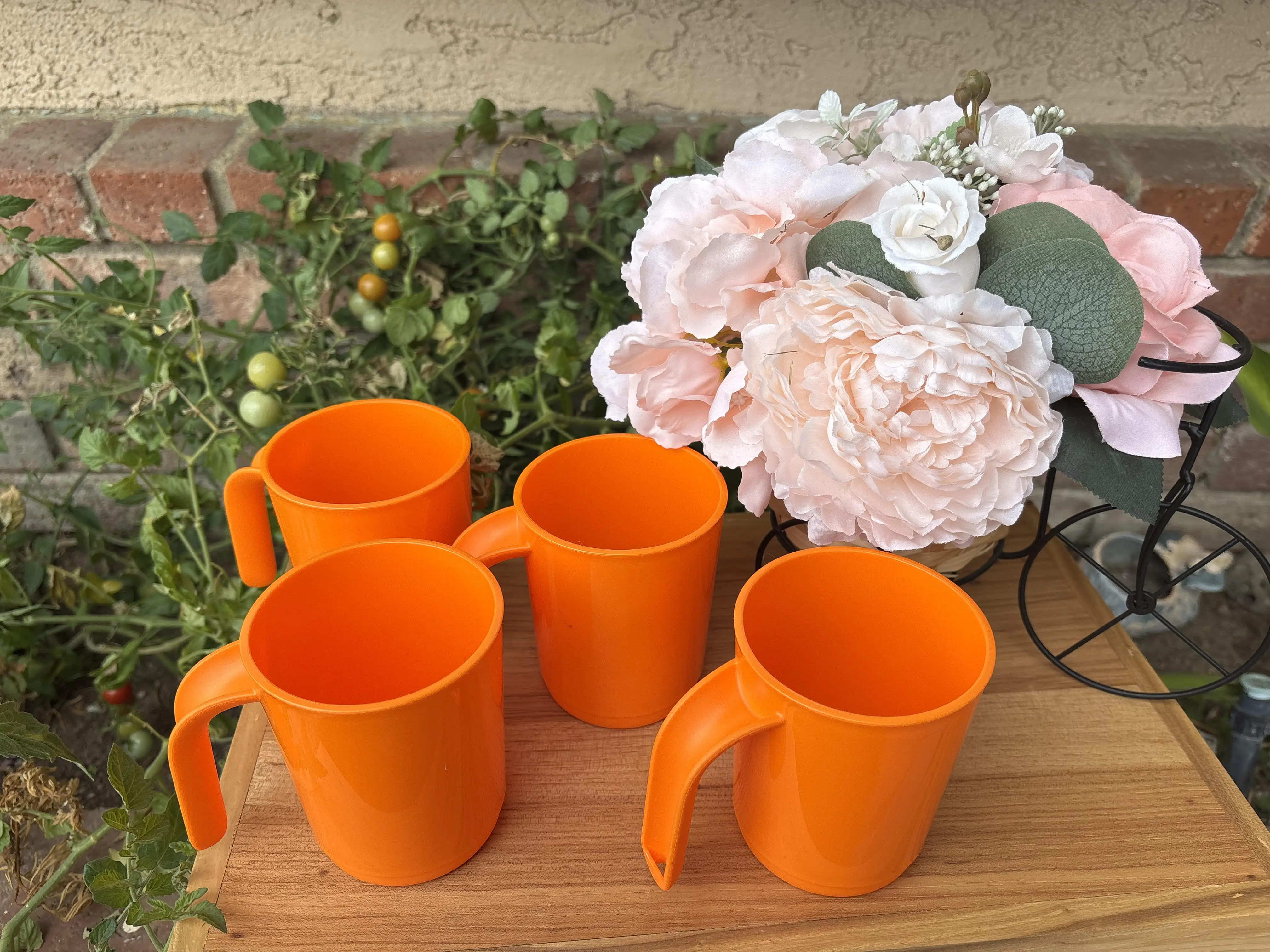 Set de 4 tazas 350 ml c/u