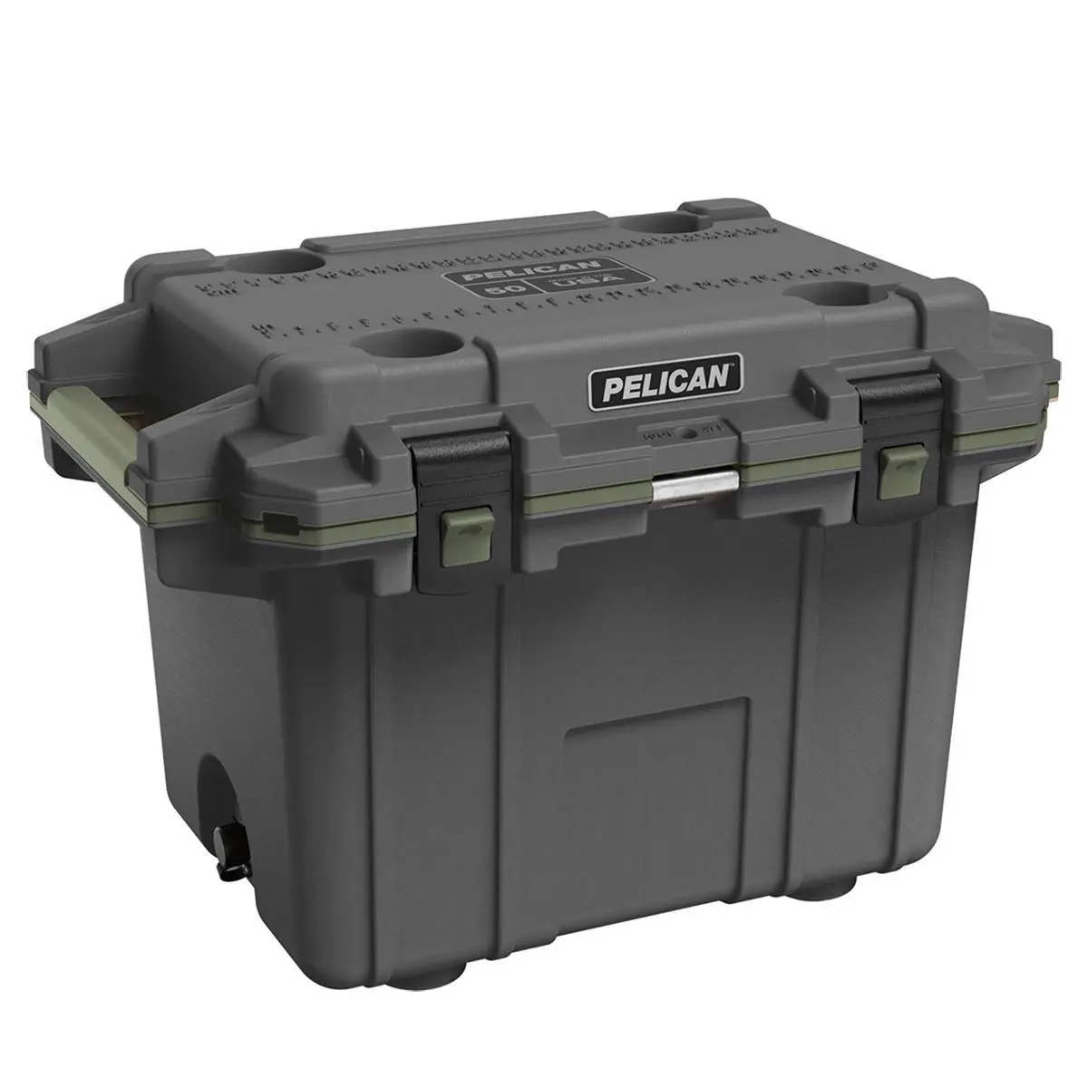 Pelican Hydration 50QT Elite Cooler - Rugged Heavy-Duty Icebox with Secure Latches and Freezer-Grade Seal for Outdoor Camping & Hunting, Hunting Gear, Heavy-Duty Seal