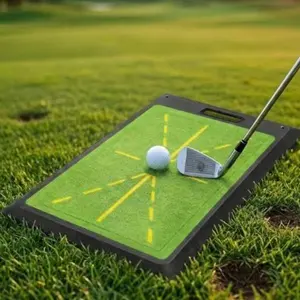 GARENT Golf Trace Strike Pad - Durable Rubber Base Hitting Mat for Indoor Outdoor Practice - Instant Feedback for Swing Detection - Portable Golf Training Mat for Men & Beginners Golf Clubs Golf Accessories Sport Golf Balls