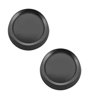 26115-E Round Fan Control Light Dimmer  Knob,1/4 inch Dia D Shaped Shaft,Black(2 PCS)