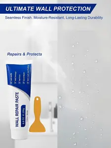 250g Wall Mending Agent, Quick-Drying Drywall Patch Repair Paste, Multi-Functional Wall Crack Filler, Waterproof Concrete Repair Adhesive for Home DIY Wall Repair White Spackle
