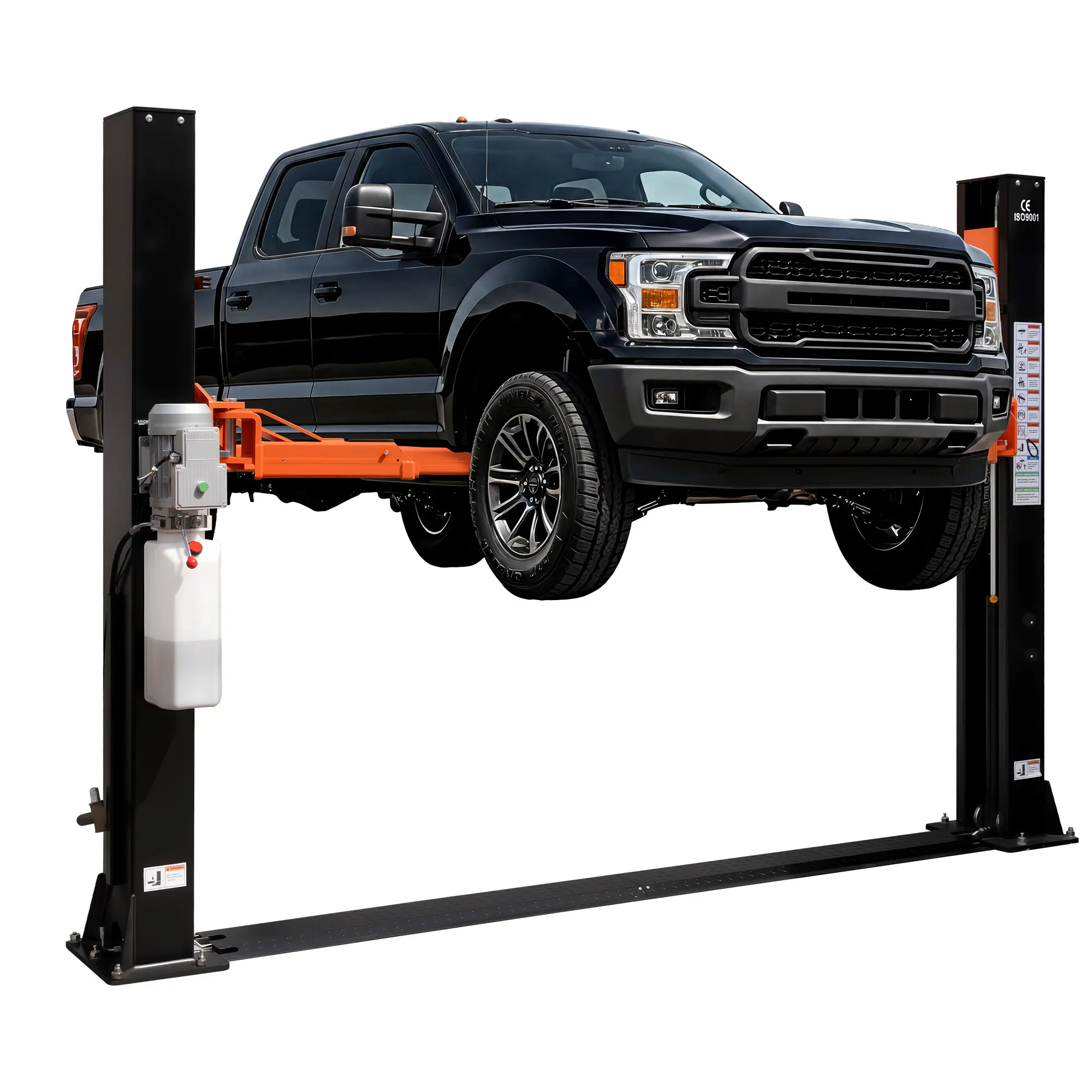 Amerlife 2 Post Car Lift  Hydraulic Auto Lift | 3+2 Adjustable Arms Dual-Point Safety Release Rubber Door Protectors 220 V 60 Hz Motor Commercial Garage Use[tiktokshopbacktoschool][SohoChic]