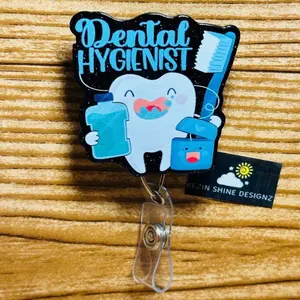 Dental Hygienist Badge Reel