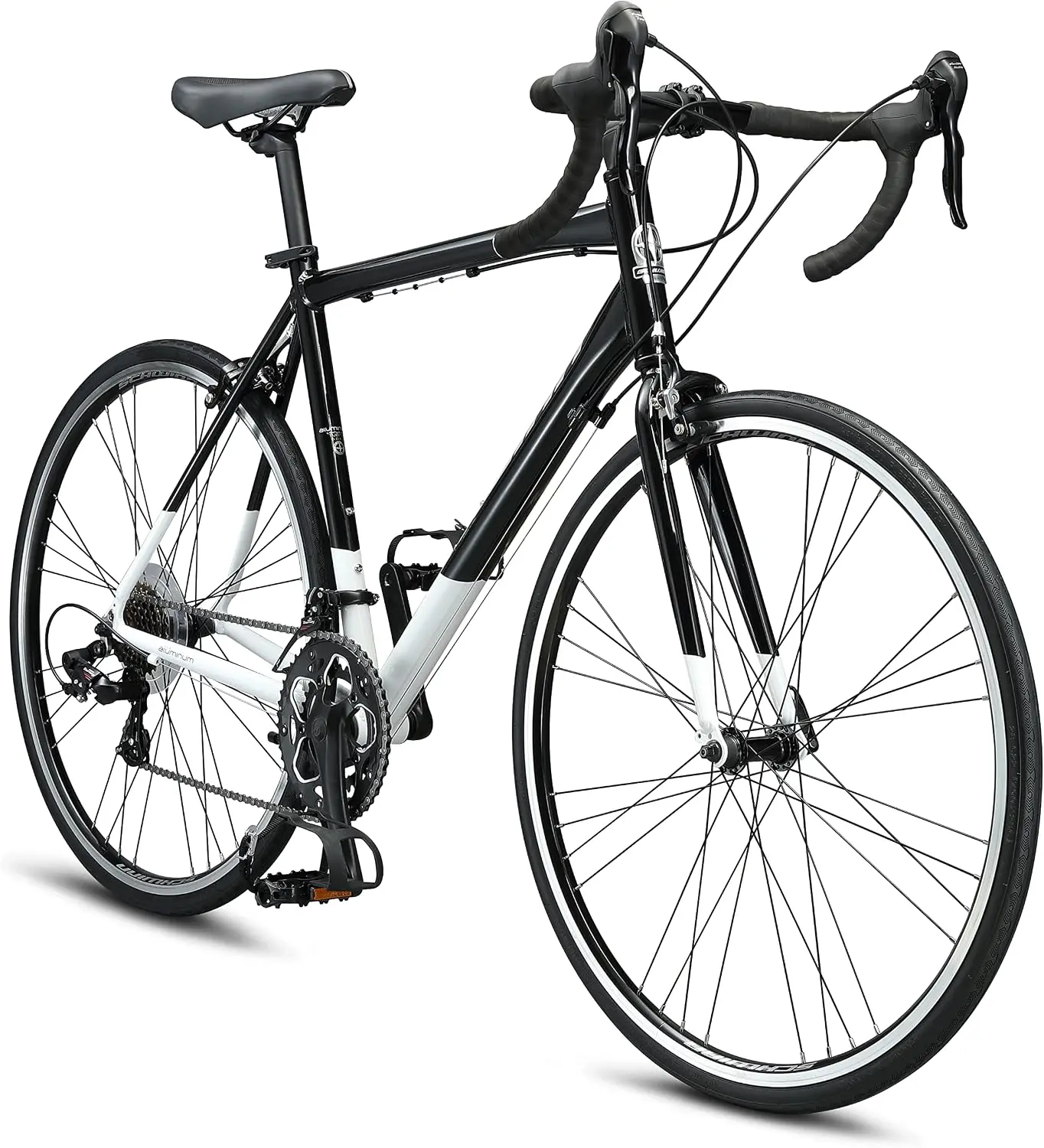 BCSCDSSchwinn Phocus 1.6 Disc Road Bike, 700c Bike for Men and Women, 16-Speed Road Bicycle, Lightweight Aluminum Frame, Alloy Carbon Fork, Disc Brakes, Aerodynamic Riding Position, Bikes for Adults