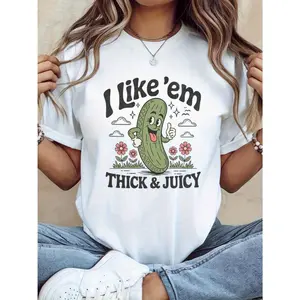 Groovy, cute, and a little cheeky: my new favorite vintage-style pickle graphic tee