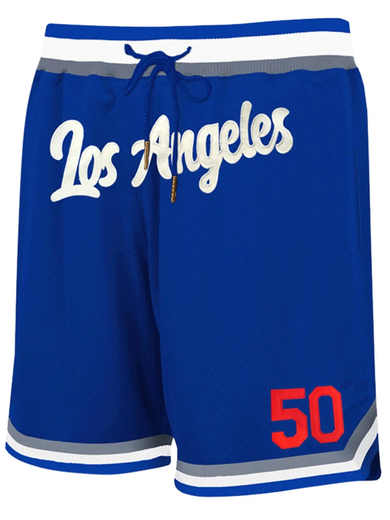 Men's Letter Embroidery Basketball Jersey Shorts, Sportswear, Sports Clothing, Casual Breathable Comfortable Shorts for Daily Wear, Men's Bottoms for All Seasons