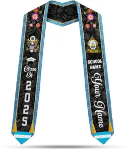 Personalized Honduran Graduation Stole, Honduran Graduation Sash, Honduras Graduation Stole, Honduras Stole Gift