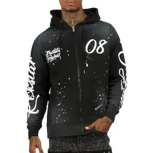 Hanif 2.0 Vintage Black Zip Up Hoodie