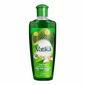 Dabur Vatika Cactus Enriched Hair Oil 300ml - Nourishing Indian Oil for Women & Men - Natural, Moisturize Conditioner Gentle  Aceite Capilar Dabur Cactus: nutritivo