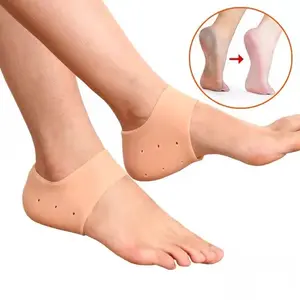 2pcs Silicone Toe Protector, Anti-slip Foot Heel Pad, Breathable Heel Patches, All-inclusive Heel Protector, Anti-wear Foot Care Accessories, Unisex