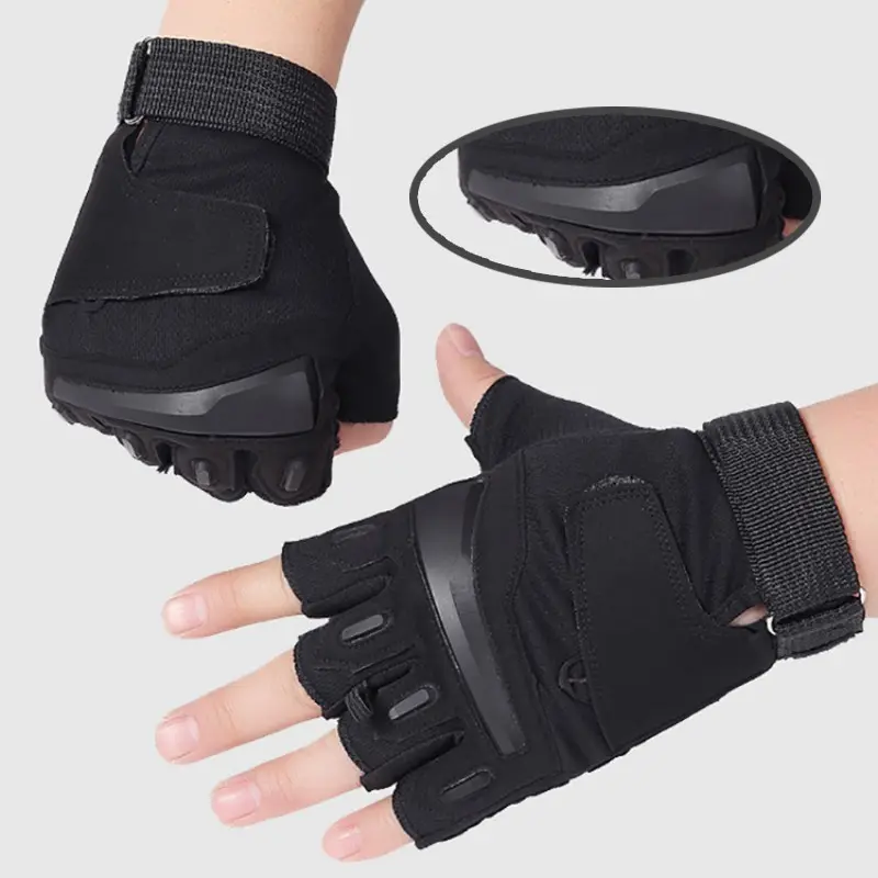 Men's Fingerless Breathable Workout Training Gloves Tactical Combat Shooting Motorcycle Weight Lifting Gloves