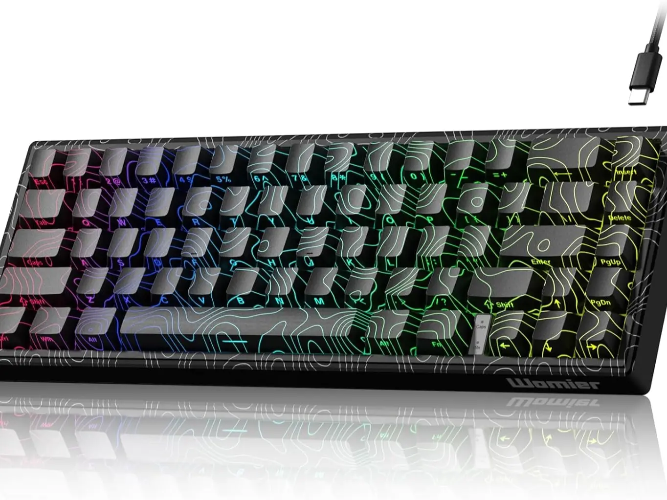 Womier M68 HE Ultra Rapid Trigger Keyboard, 65% Magnetic Switches Gaming Mechanical Keyboard