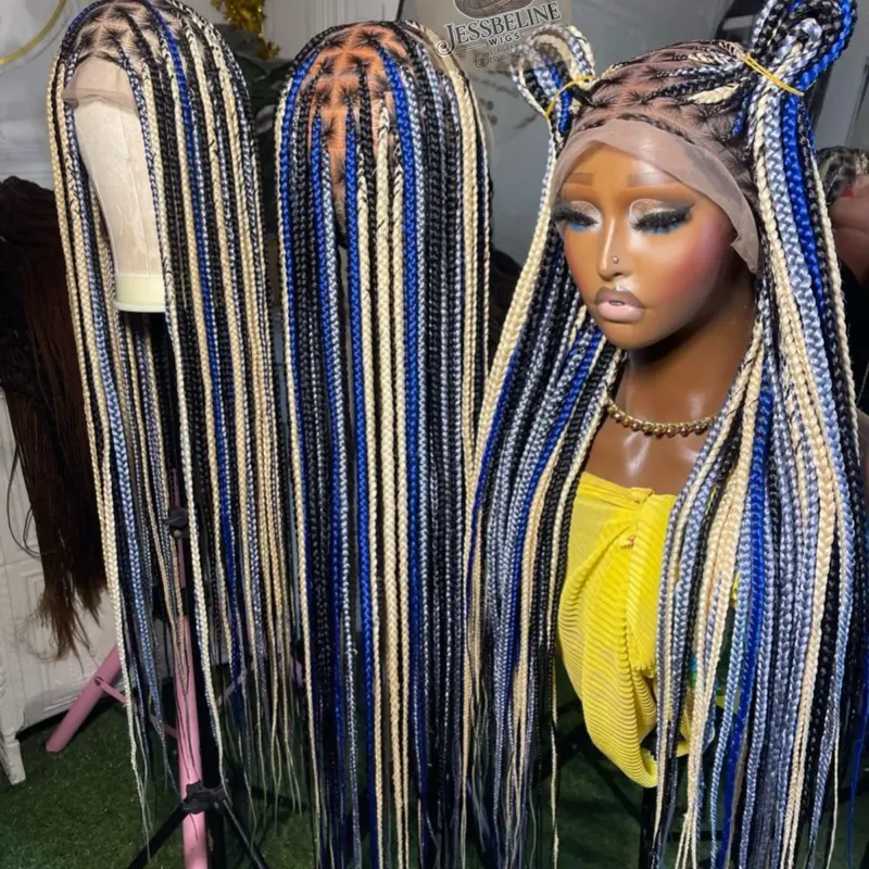 full lace braided wig