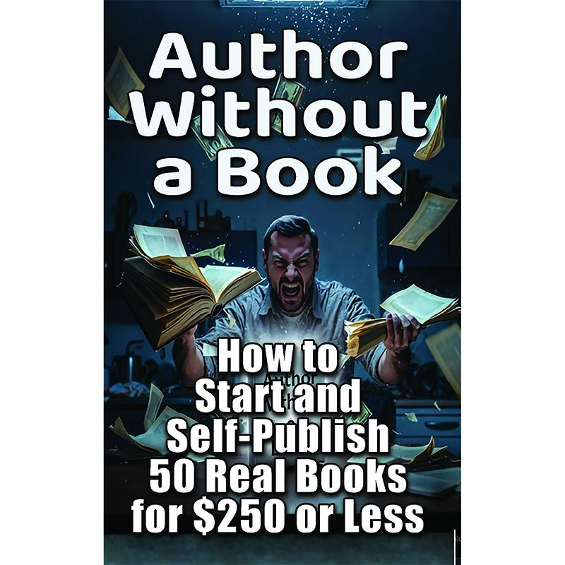 Author Without a Book: How to Start and Self-Publish 50 Real Books for $250 or Less - Essential Guide for Writers