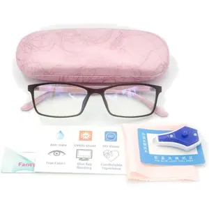 Women Anti Blue Light Glasses Block Eye  Glare with Case Tester, Gaming  Glasses Blue Light Block Glasses Filter UV Blocker Clear Lens Small  Narrow Rectangle Nerd Frame  Black