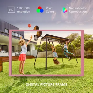 10.1-inch smart digital photo frame, digital photo frame for home and office, instant sharing of photos and videos via USB flash drive or data cable, camera accessory, can be used as a tablet to watch videos and play games Decor Gift Electronic Decoration