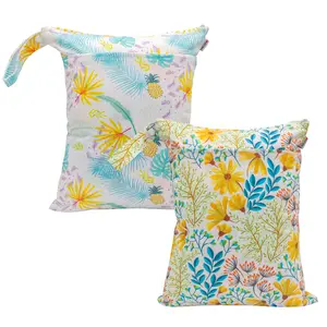 Fashionable Waterproof Bags - 2 High-Quality Dual-Purpose Reusable Pouches with Double Zipper Pockets for Travel Beaches Swimming Pools Yoga Fitness