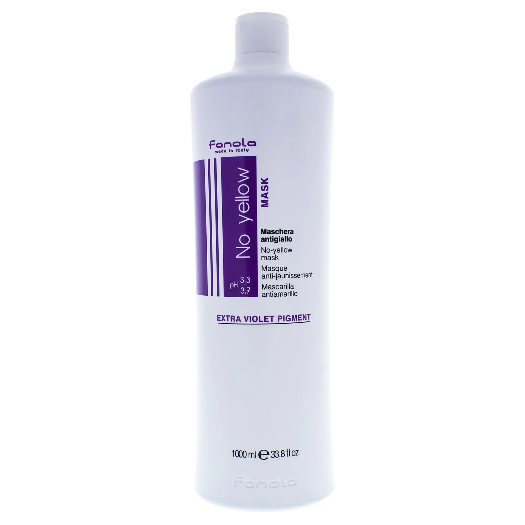 Fanola No Yellow Haircare Mask - Unisex, 33.8 fl oz Hair Mask Fanola No Yellow Haircare Mask - Unisex, 33.8 fl oz Hair Mask