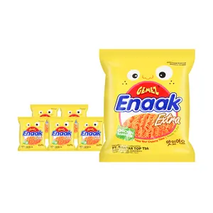 GEMEZ Indonesian Chicken BBQ Flavor Crispy Instant Noodles Snack - 30g Bags (6 Pack) - Viral Snack Sensation, Irresistibly Delicious