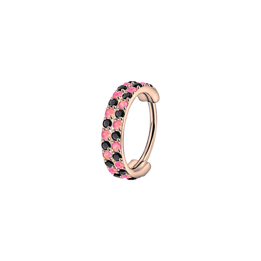 Checkered Pink - Black/Rose Gold