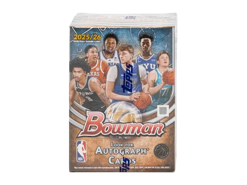 2025-26 Topps Bowman Basketball Blaster Trading Cards