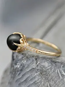 1 PC Classical Faux Pearl Artificial Zircon Ring For Women For Wedding Anniversary Jewelry Gift Wedding Rings