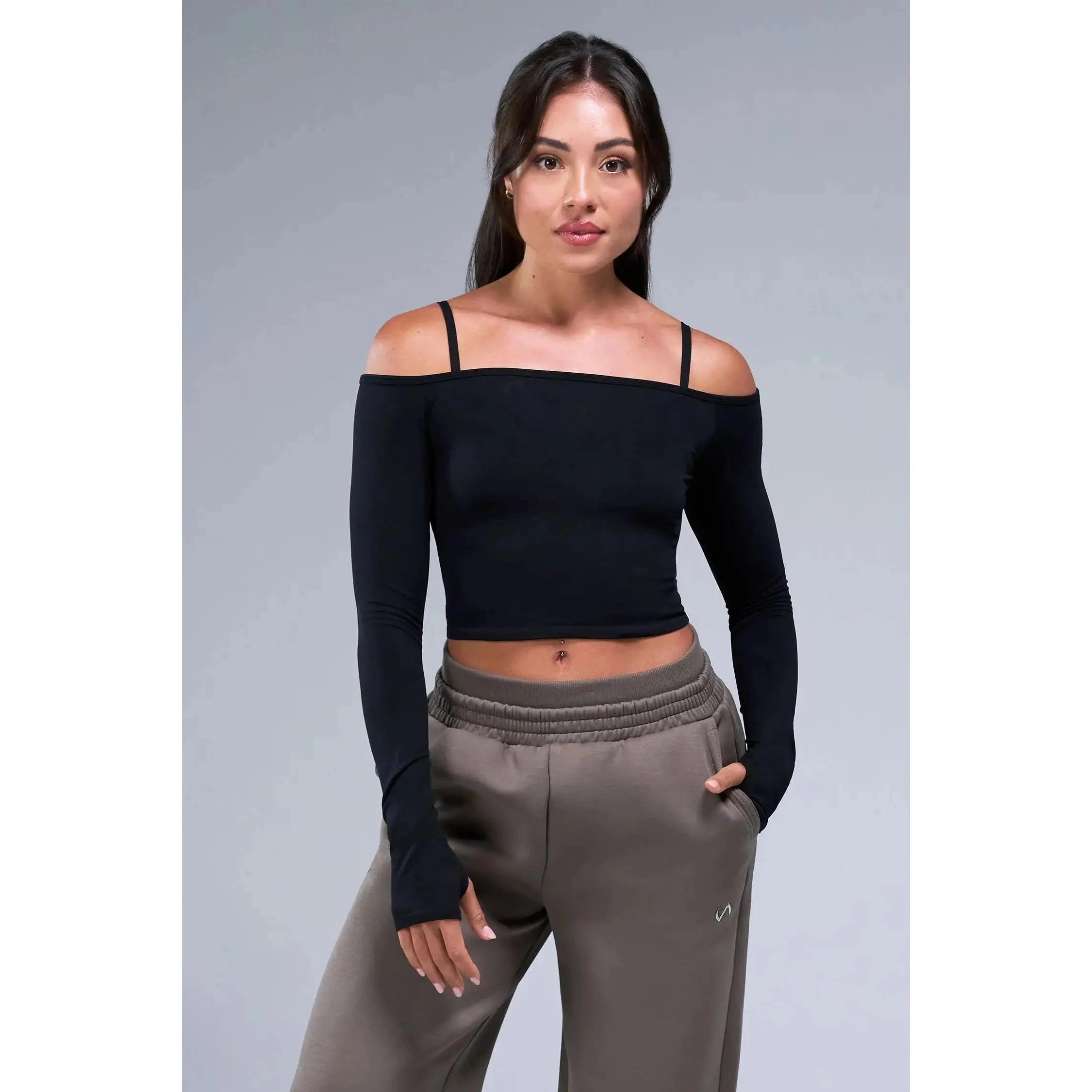 Essential Seamless Off The Shoulder Top
