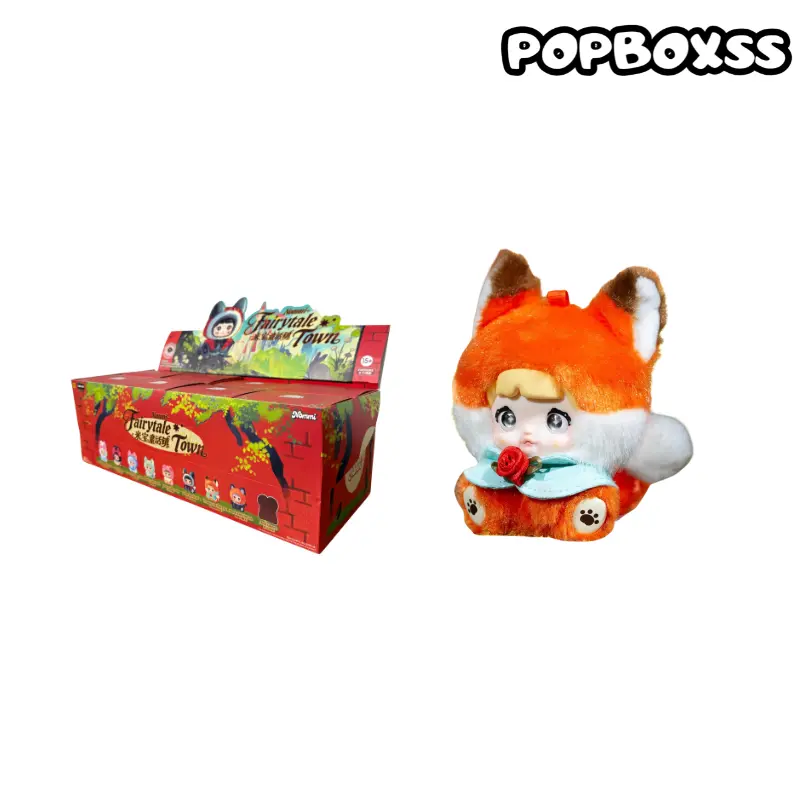 【Buy 1 Get 1 Free -"1 Box" Option】Nommi Mibao Fairy Tale Town Series Pendant Plush Doll Blind Box, Collectibles Blind Bag, Random Selection Toy Unboxing Surprise Pack, Ultra Soft Huggable Stuffed Animal for Plush Toy Lovers, Ideal for Cuddling, Hug & Play