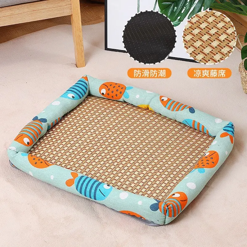 Cooling Mat Square Nest [Tropical Fish]