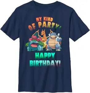 Pokemon Birthday Graphic T-Shirt | Basic Unisex Shirt | Artistic Streetwear Sweatshirt | Gift for him
