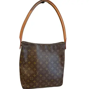 Pre-owned Louis Vuitton canvas Shoulder Bags monogram Looping GM shoulder bag 2000
