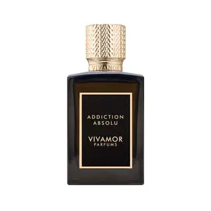 Vivamor Parfums Addiction Absolu Unisex Fragrance - 100ml Long-Lasting Warm Spicy Scent with Jamaican Rum, French Cognac, Madagascan Vanilla, Cashmere Musk Notes
