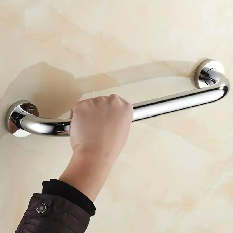 Upgrade Your Bathroom Safety with 2 Premium Stainless Steel Handrails, Durable & Stylish Design, Ideal for Bathrooms & Showers