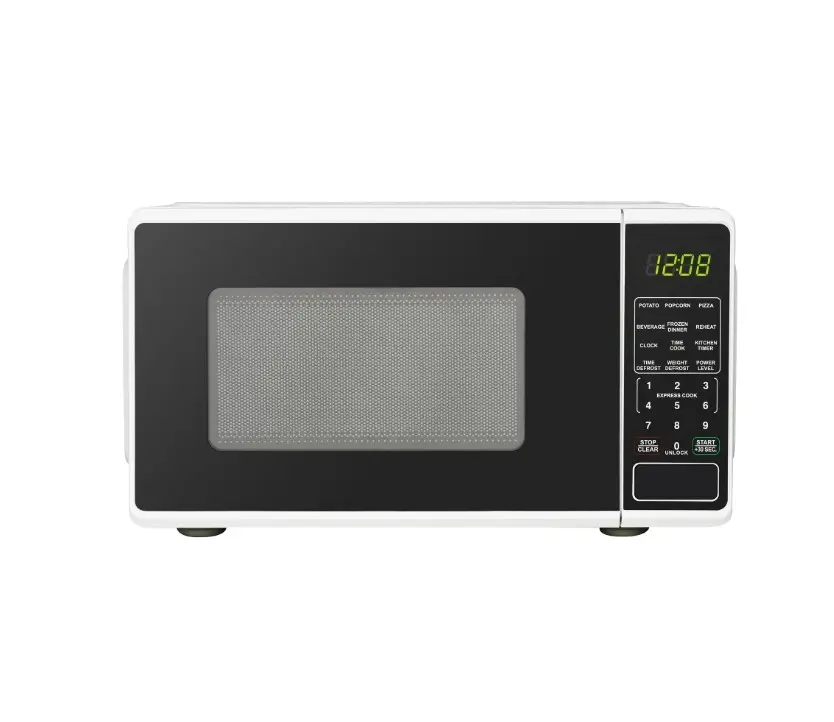 Mainstays 0.7 Cu ft Countertop Microwave Oven, 700 Watts, White