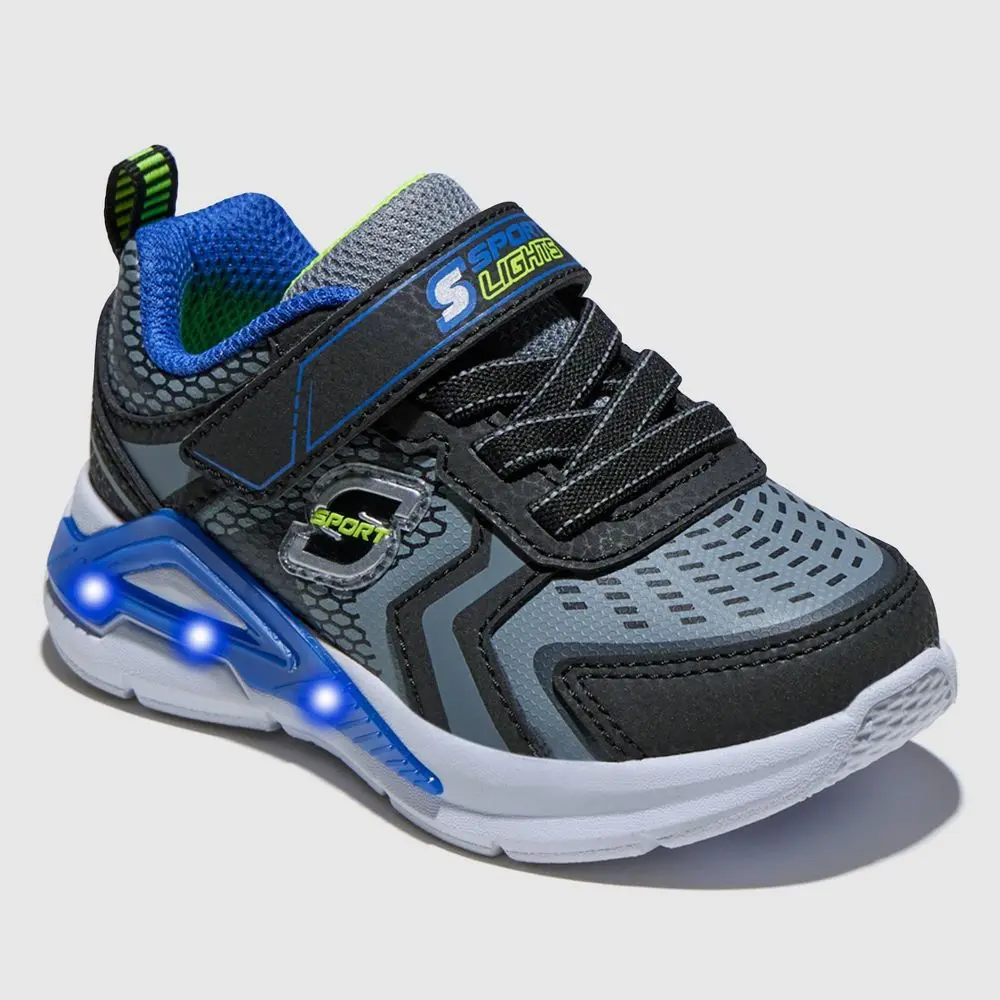S SPORT BY SKECHERS Toddler Sneakers Light Up Stretch Laces Adjustable