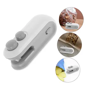 1Pcs portable mini handheld heat sealer compact snack bag sealer, easy to use for outdoor activities in home kitchens, reusable to keep food fresh (USB powered)