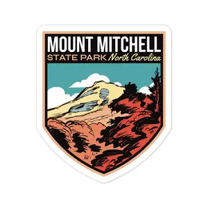 Mount Mitchell State Park - Vinyl Sticker