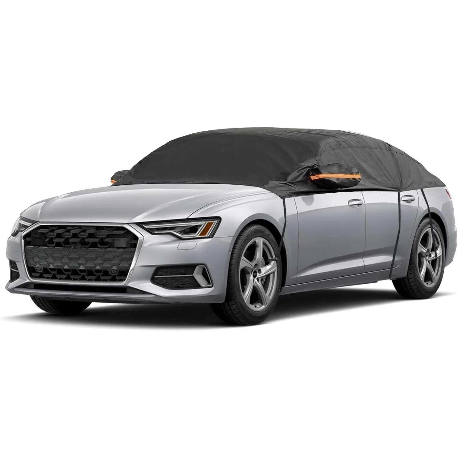 Car Windshield Snow Cover For Car Windshield, Frost Guard Windshield Cover For Snow, Winter Windshield Covers Car Snow Cover, PEVA Black Sedan