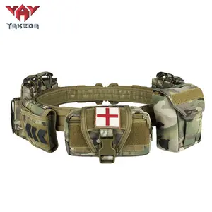 YD-2012 Yakeda tactical belt is a multifunctional outdoor tactical belt made of nylon, which is detachable and adjustable