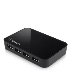 Belkin SuperSpeed USB 3.0 4-Port Hub - Black
