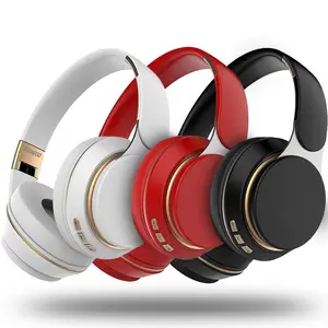 Over-ear Design Foldable Wireless Headphone, HiFi Stereo Sound Bluetooth-compatible Headset, Wireless Audio Headphones with HD Mic for Gaming, Outdoor, Sports, Travel