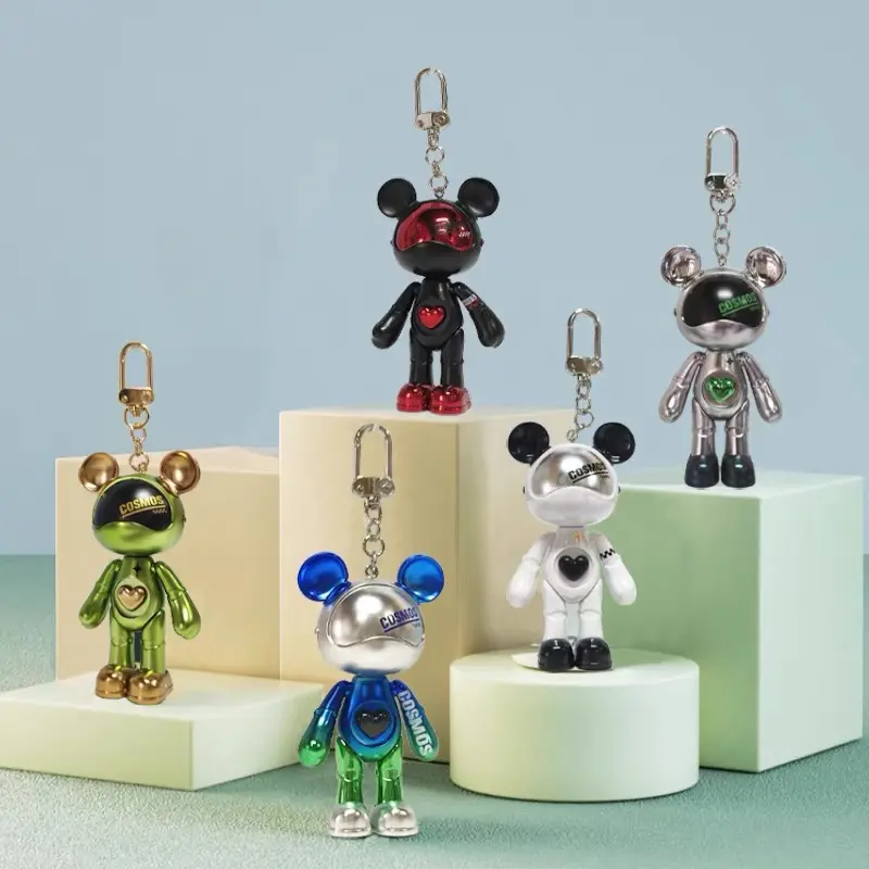 Cosmos Bear New Articulated Bear Pendant - Cute, Fashionable, Bendable, Flexible Everyday Fashion Accessory, Versatile Keychain & Gift