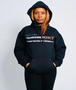 I Choose Myself Hoodie Pullover Womenswear Sweatshirts Tops Casual Long Sleeve Casual