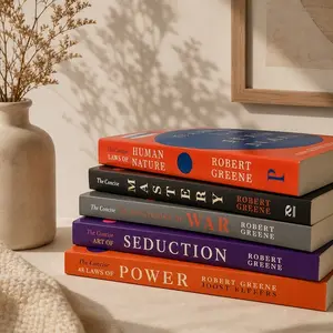 Robert Greene The Concise 5 Books Set (The Concise 48 Laws Of Power, The Concise Laws of Human Nature, The Concise Mastery, The Concise Art of Seduction & The Concise 33 Strategies Of War) Edition Self-Help