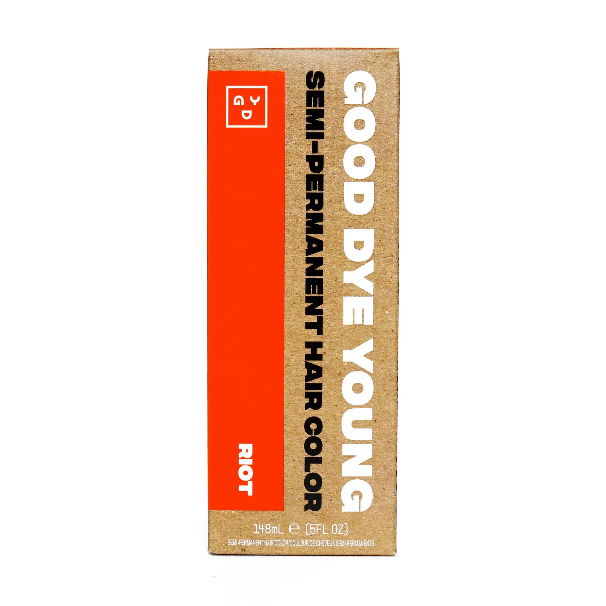 Neon Orange Semi-Permanent Hair Dye – Good Dye Young Riot | Vegan, Cruelty-Free, Non-Damaging, Conditioning Formula | 16–24+ Washes