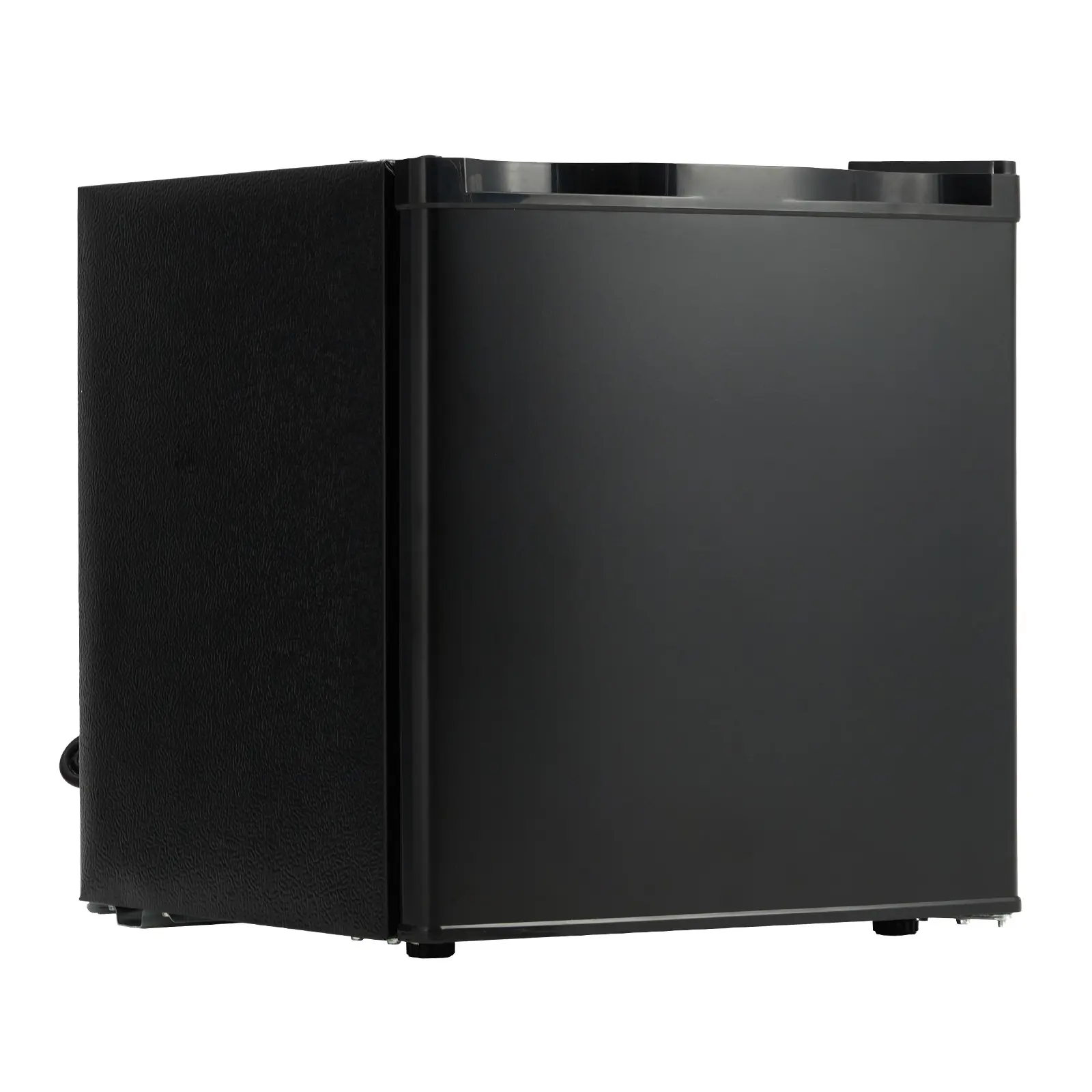 Ultra Quiet Energy Saving 1.7 Cu.Ft Compact Mini Refrigerator With Freezer, Reversible Single Door Small Fridge, Portable Cooling Cabinet For Bedroom Office Dorm Apartment Small Home Space, Black