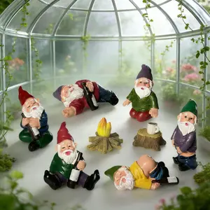 Drunk Dwarf Resin Craft Kit, Miniature Garden Decorations, Garden Gnomes, Garden Gnome Statue, Fun DIY Project for Adults & Kids, Perfect Home Decoration Gift