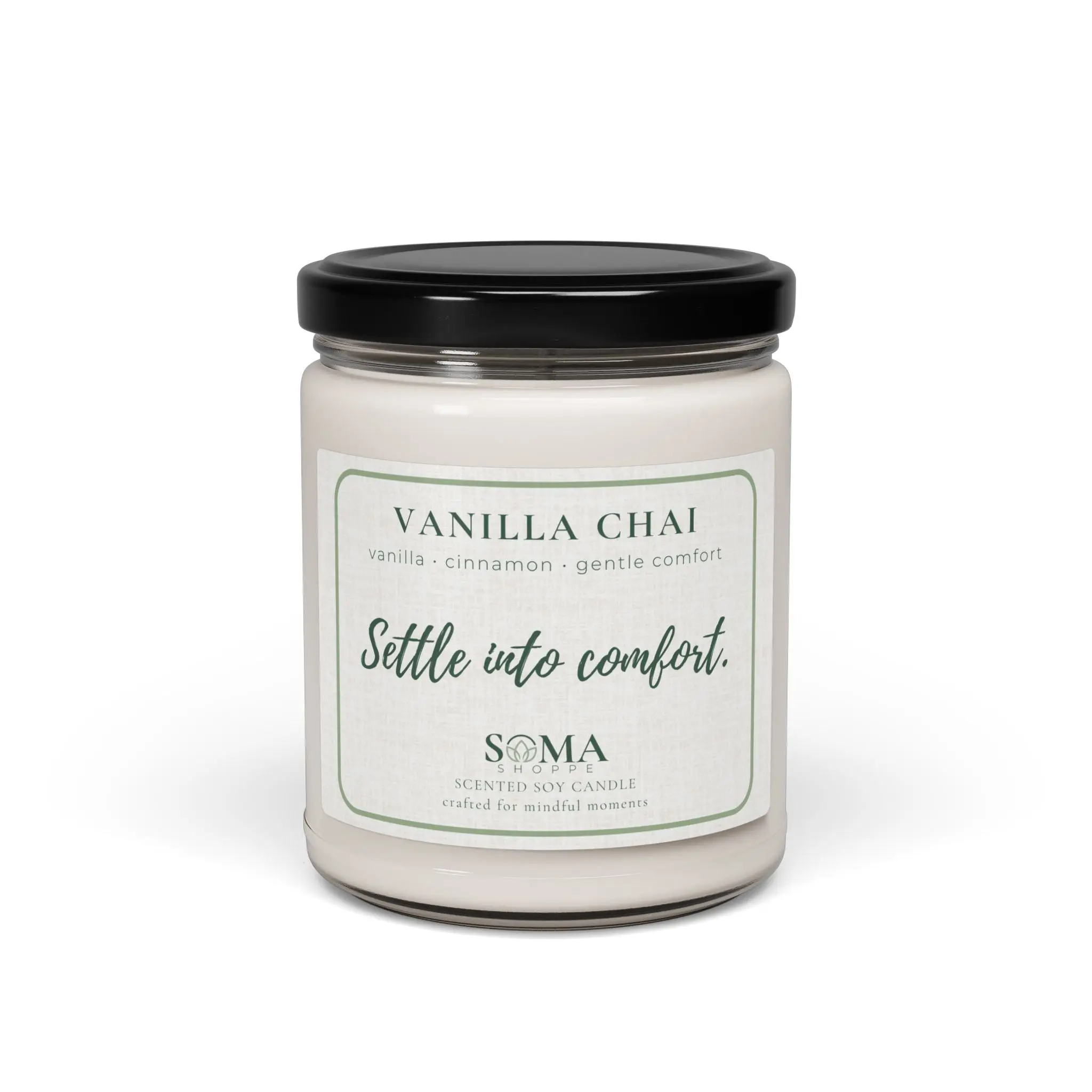 Vanilla Chai Soy Candle (9oz) | Vegan, Clean Home Fragrance