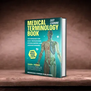 Medical Terminology Book: 1000+ Terms In Anatomy And Physiology Workbook For Nurses, High School & Medical Students With Practical Exercises, Easy Learning, Bonus Coding & Billing Insights