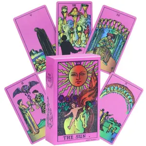Classic Tarot Cards Complete Set, Portable Comprehensive Divination Deck for Fate Prediction, Spiritual Guidance & Personal Growth, Ideal Gift for Ages 14+
